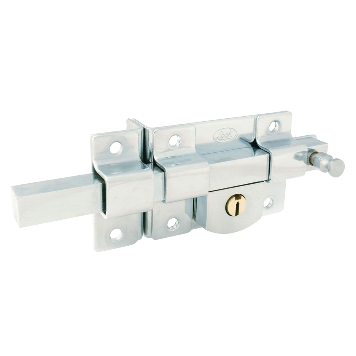 CERRADURA IZQ. BARRA FIJA LLAVE STD. CROMO BRILLANTE (pvl) LOC LOCK L560ICB - Mersol Sureste México