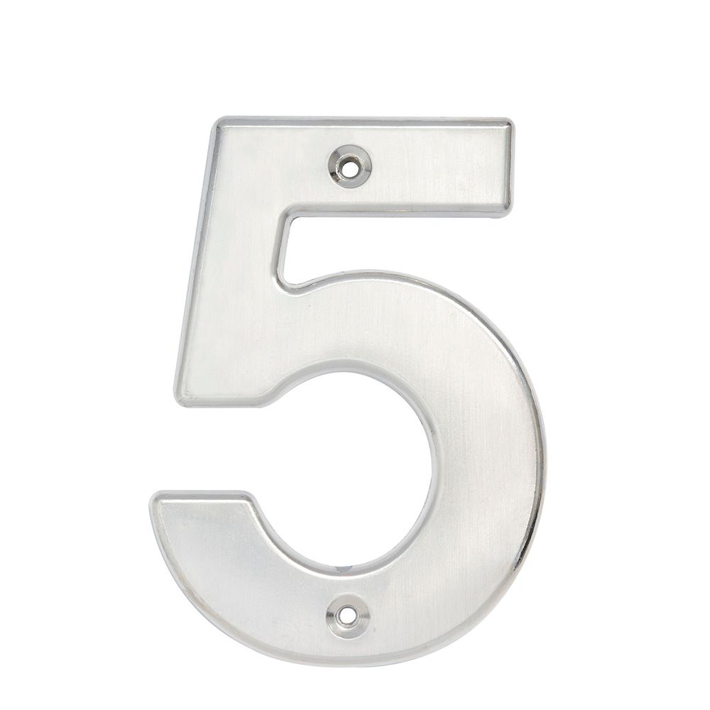 NUMERO 5 BOLD 4in CROMO SATINADO LOCK LOCK L605C - Mersol Sureste México
