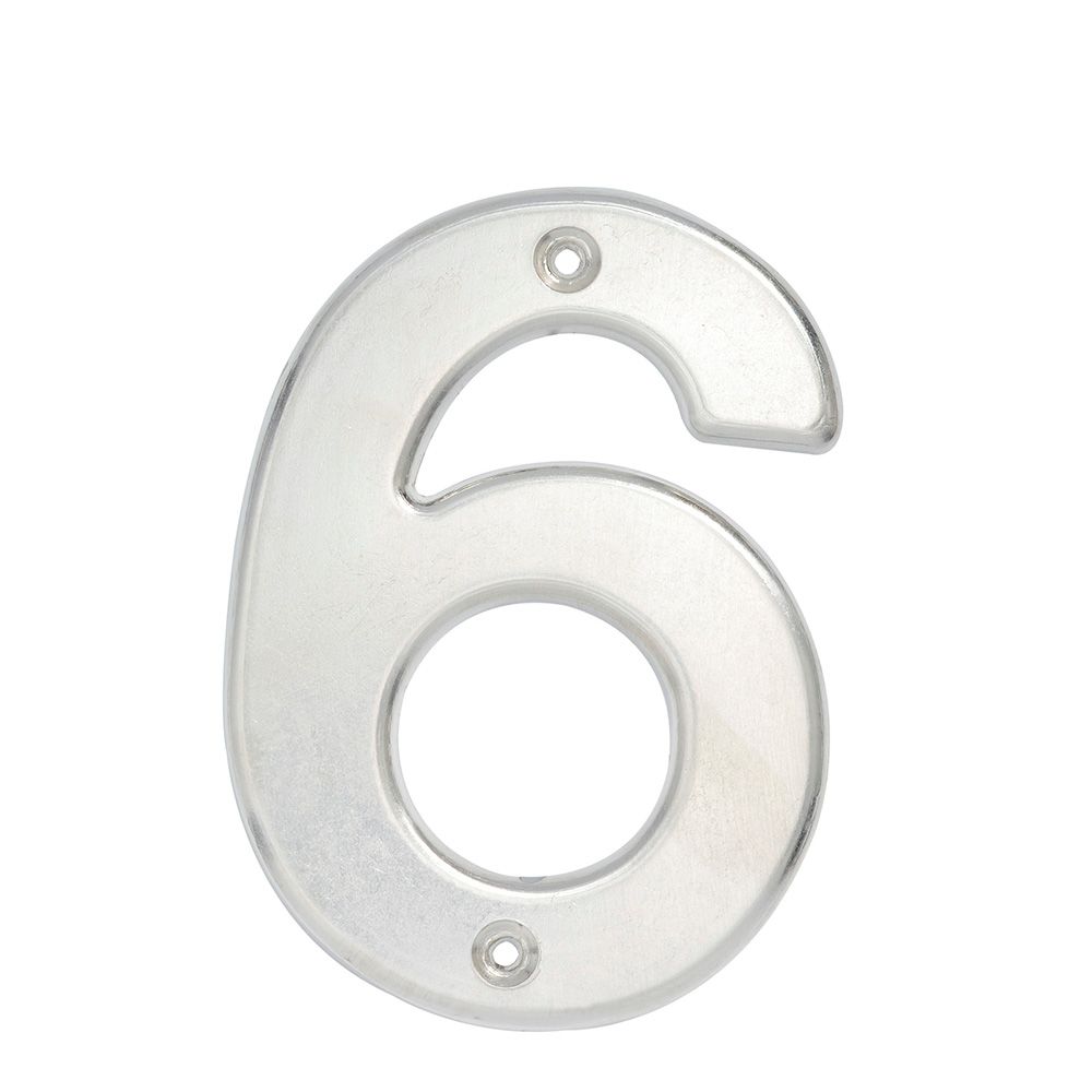 NUMERO 6 BOLD 4in CROMO SATINADO LOCK LOCK L606C - Mersol Sureste México