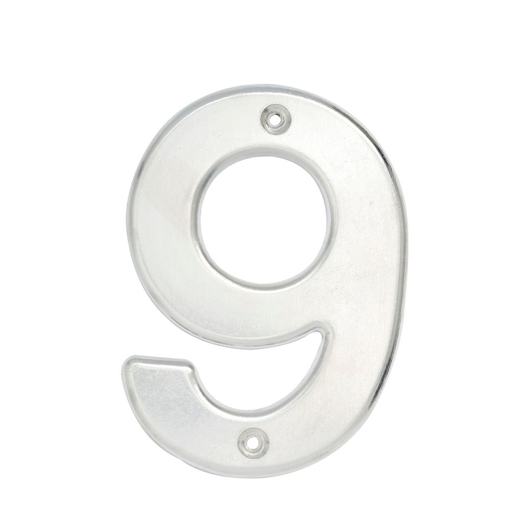 NUMERO 9 BOLD 4in CROMO SATINADO LOCK LOCK L609C - Mersol Sureste México