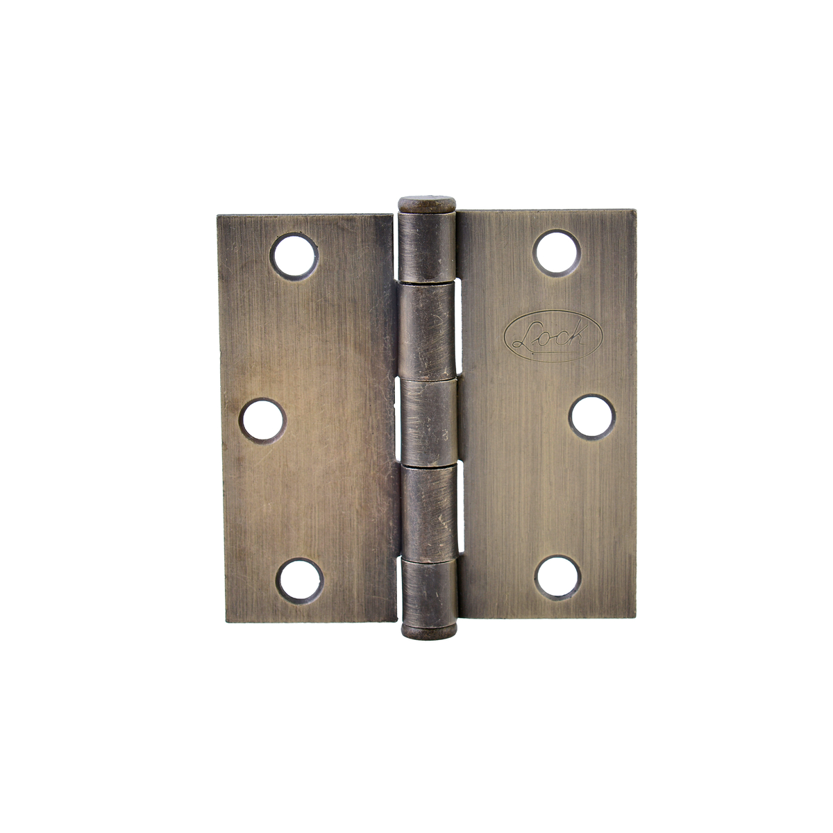 BISAGRA CUADRADA LATON ANTIGUO 3.5in X 3.5in LOCK LOCK LBC35LA - Mersol Sureste México