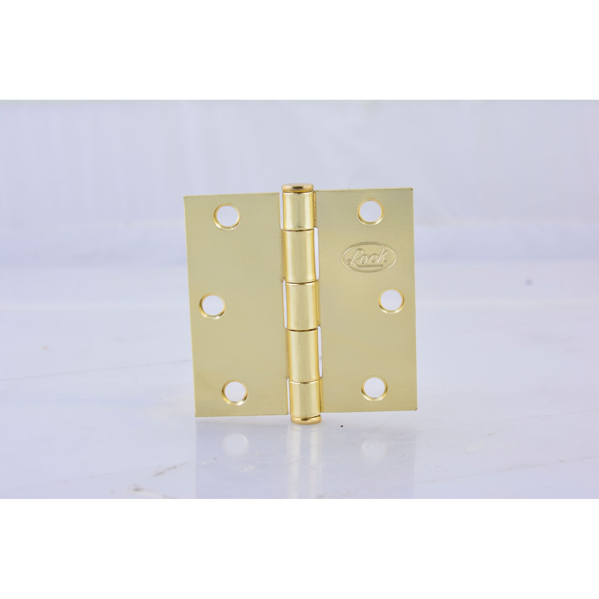 BISAGRA CUADRADA LATON BRILLANTE 3.5in X 3.5in LOCK LOCK LBC35LB - Mersol Sureste México