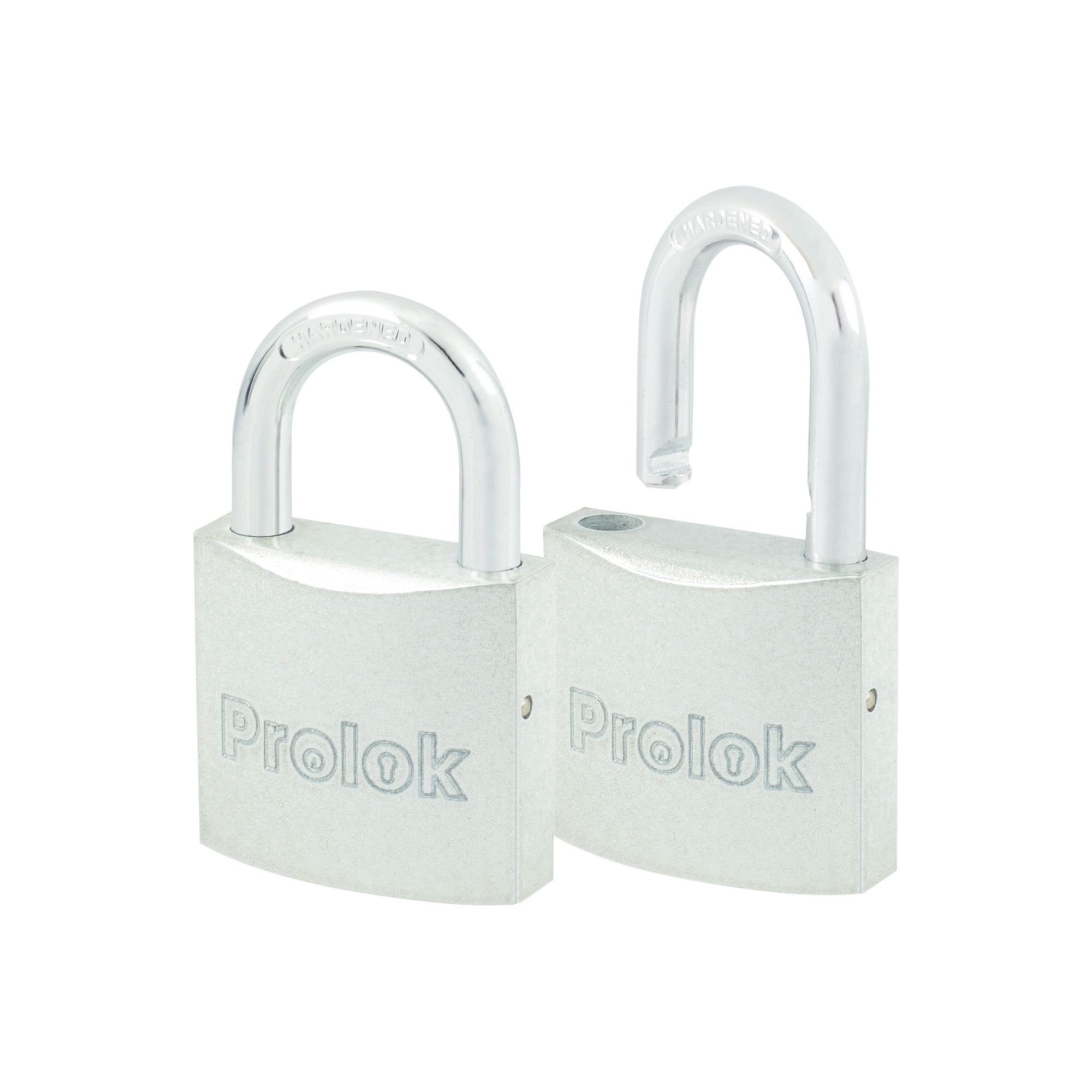 JGO. 2 CANDADOS ACERO CORTO 38MM (pvl) PROLOK PROLOK P22S382 - Mersol Sureste México