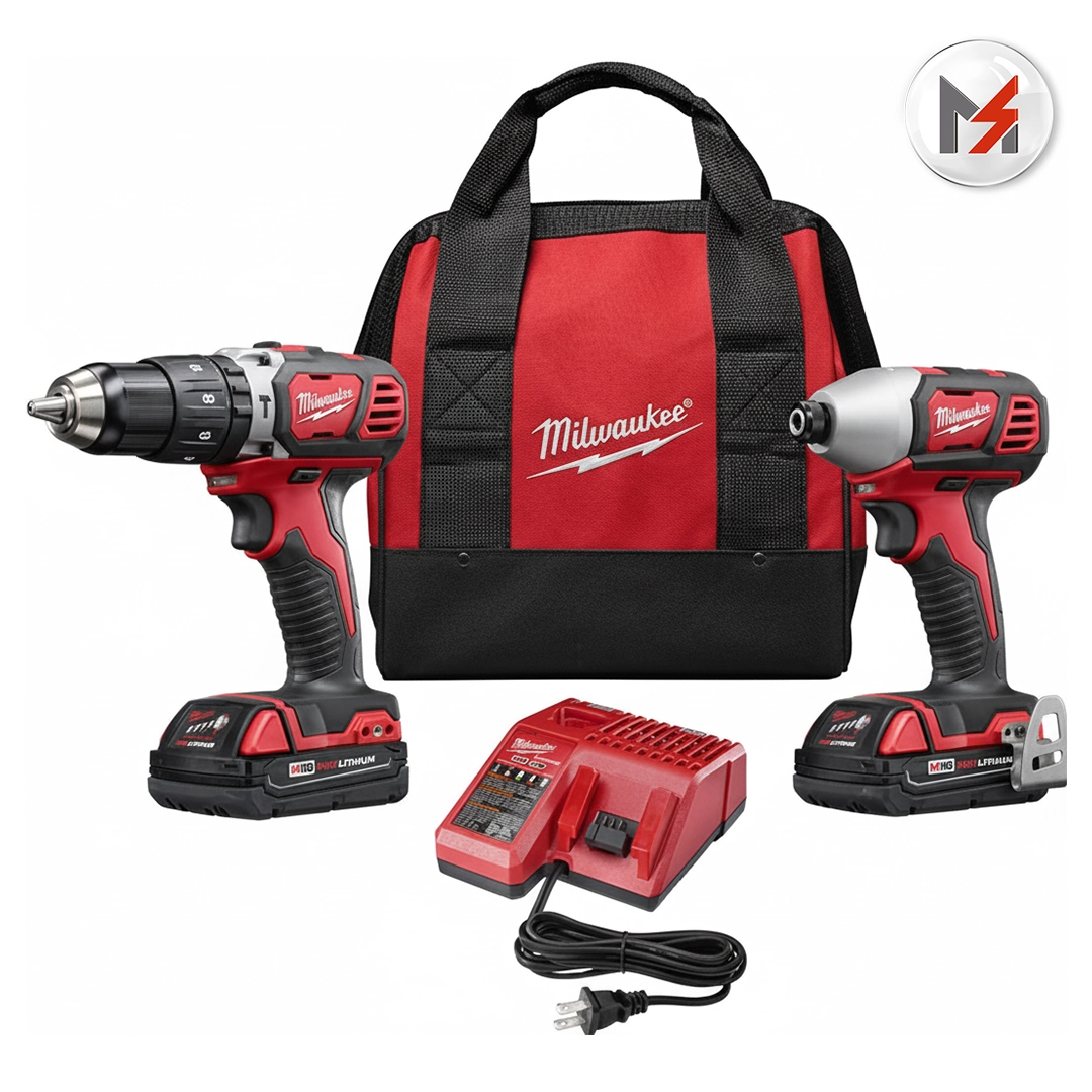 KIT ROTOMARTILLO + LLAVE DE IMAPACTO M18 C/BATERIA + CAJA DE HERRAMIENTAS 48228424 MILWAUKEE