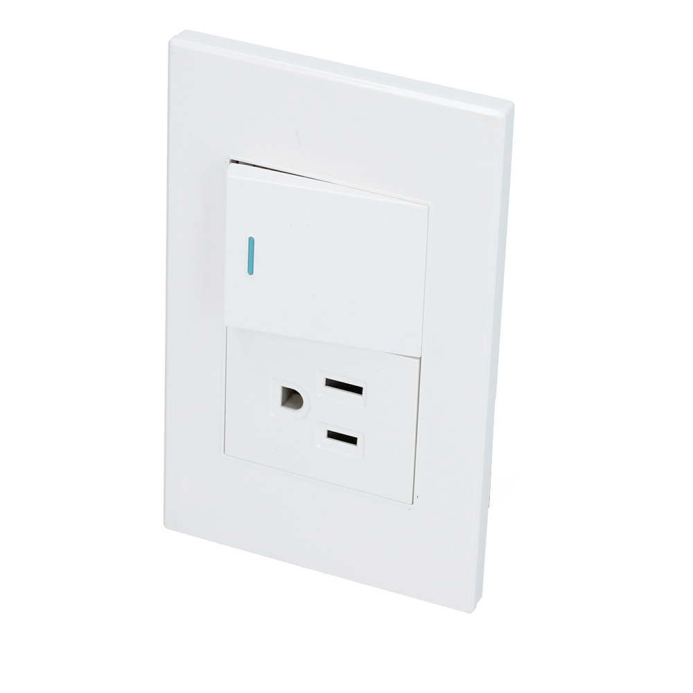 APAGADOR Y CONTACTO LINEA EUROPA 15A 127V SURTEK SURTEK P624B - Mersol Sureste México