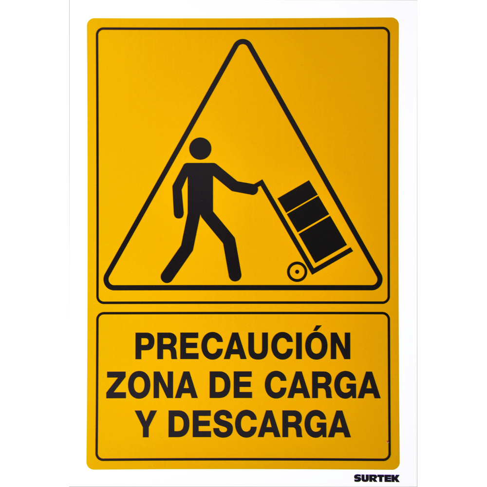 SEÑAL inZONA CARGA Y DESCARGAin SURTEK SURTEK SES26 - Mersol Sureste México