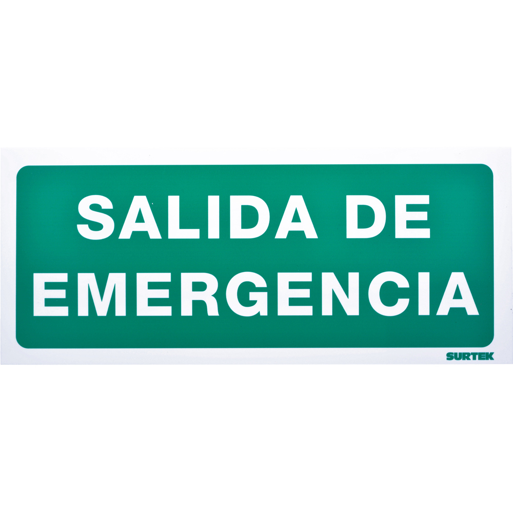 SEÑAL inSALIDA EMERGENCIAin SURTEK SURTEK SES3 - Mersol Sureste México