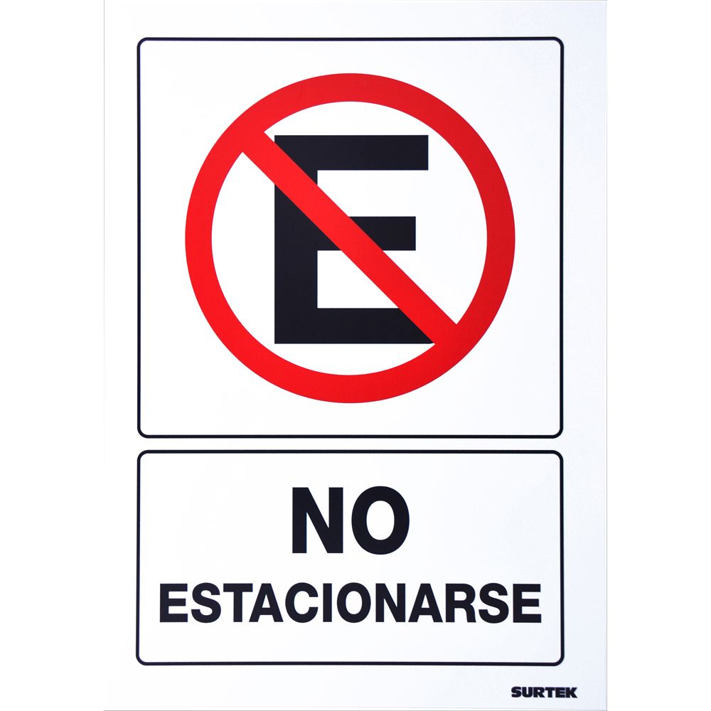 SEÑAL inNO ESTACIONARSEin SURTEK SURTEK SES43 - Mersol Sureste México
