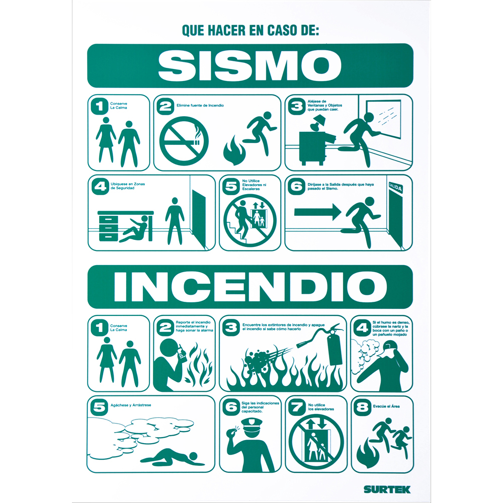SEÑAL SISMO/INCENDIO SURTEK SURTEK SES49 - Mersol Sureste México