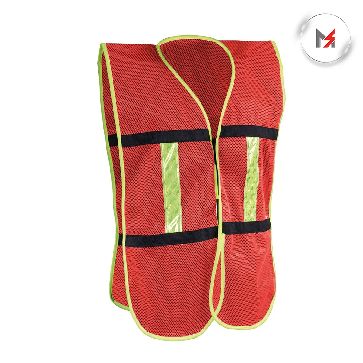 CHALECO MALLA LIGERA BIES ROJO DE ALTA VISIBILIDAD Y REF/PLASTICO JYRSA JYRSA SR-1011RCRL - Mersol Sureste México