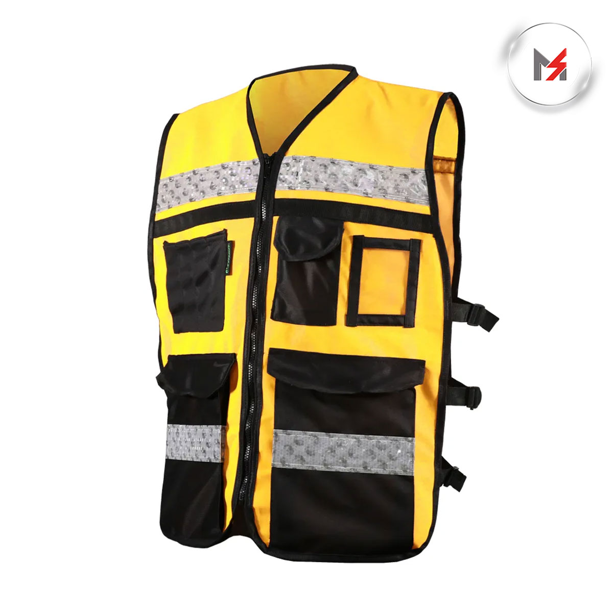 CHALECO RESCATISTA LIGERO AMARILLO ALTA VISIBILIDAD COSTA JYRSA SR-2080AMCRGD - Mersol Sureste México