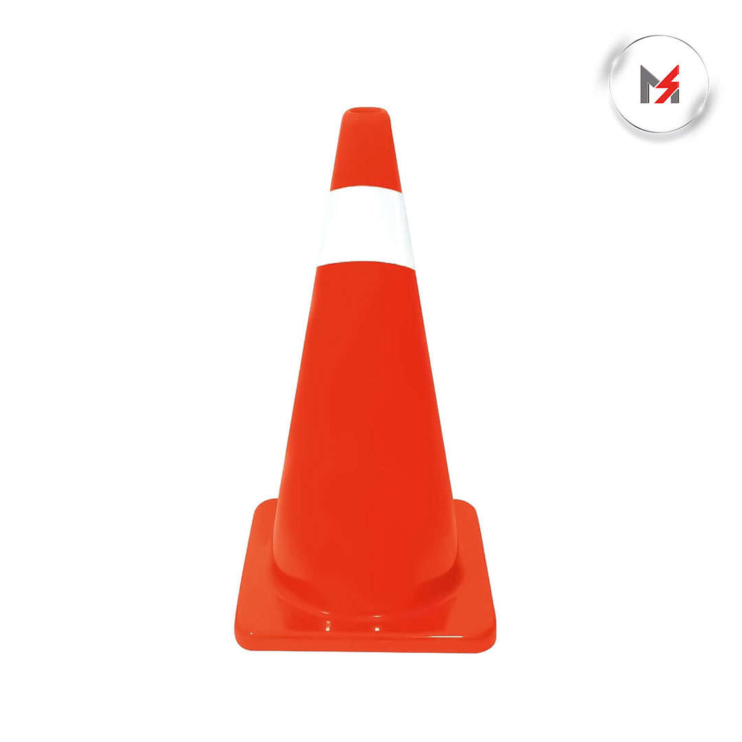 CONO 71 CM NARANJA BRILLOSO 1 REFLEJANTE JYRSA JYRSA SR-3185-1RK - Mersol Sureste México