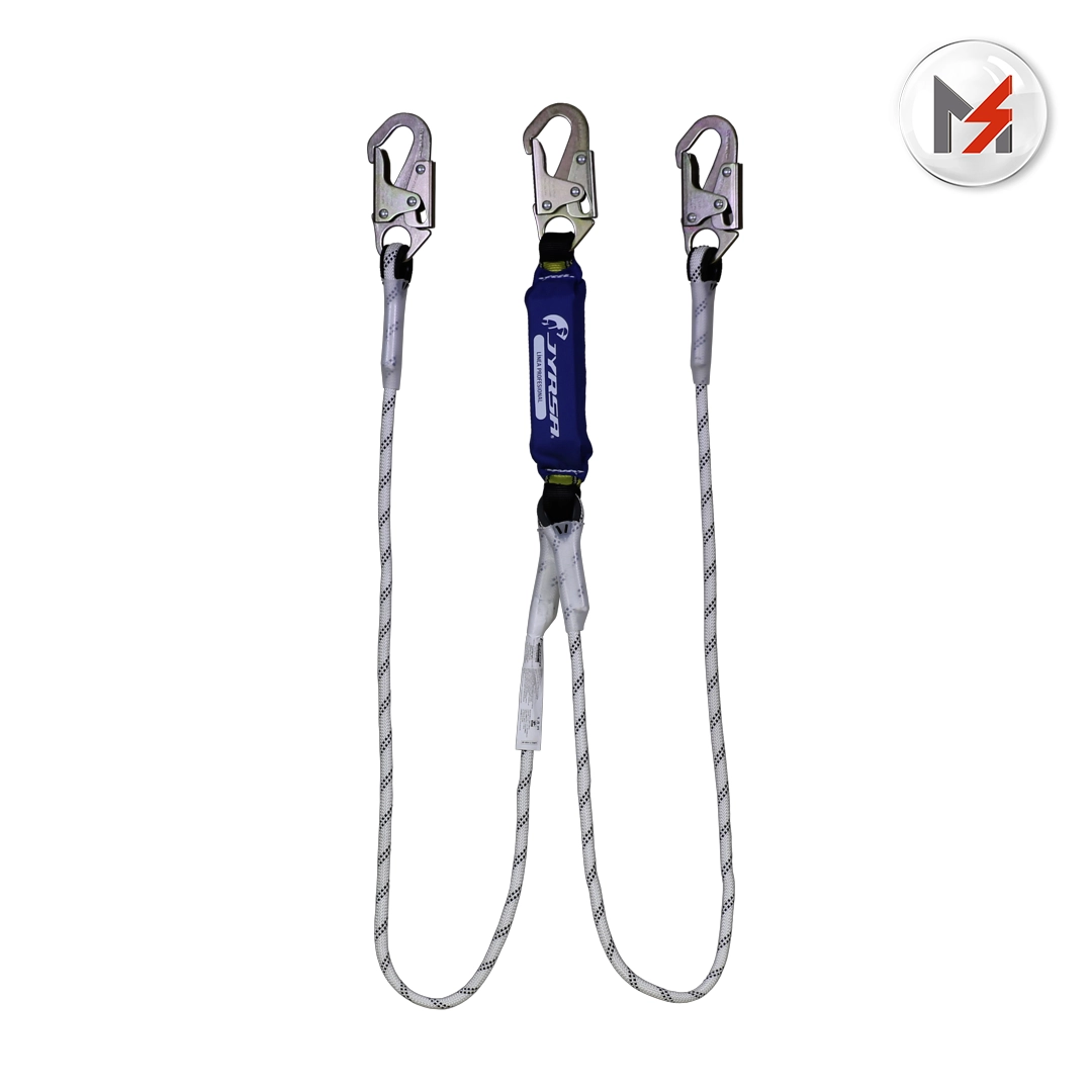 AMORTIGUADOR DE DOBLE CUERDA DE NYLON DE 1/2inx 1.83 M 3 GAN JYRSA SS-AM2C5-1.83 - Mersol Sureste México