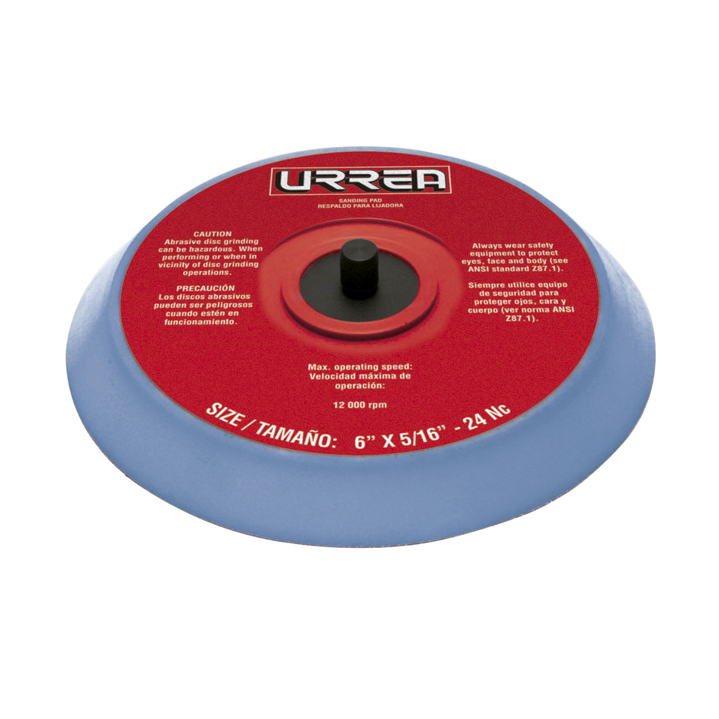 BASE PARA LIJADORA NEUMATICA ORBITAL 6in CON VELCRO URREA URREA UP800VE - Mersol Sureste México