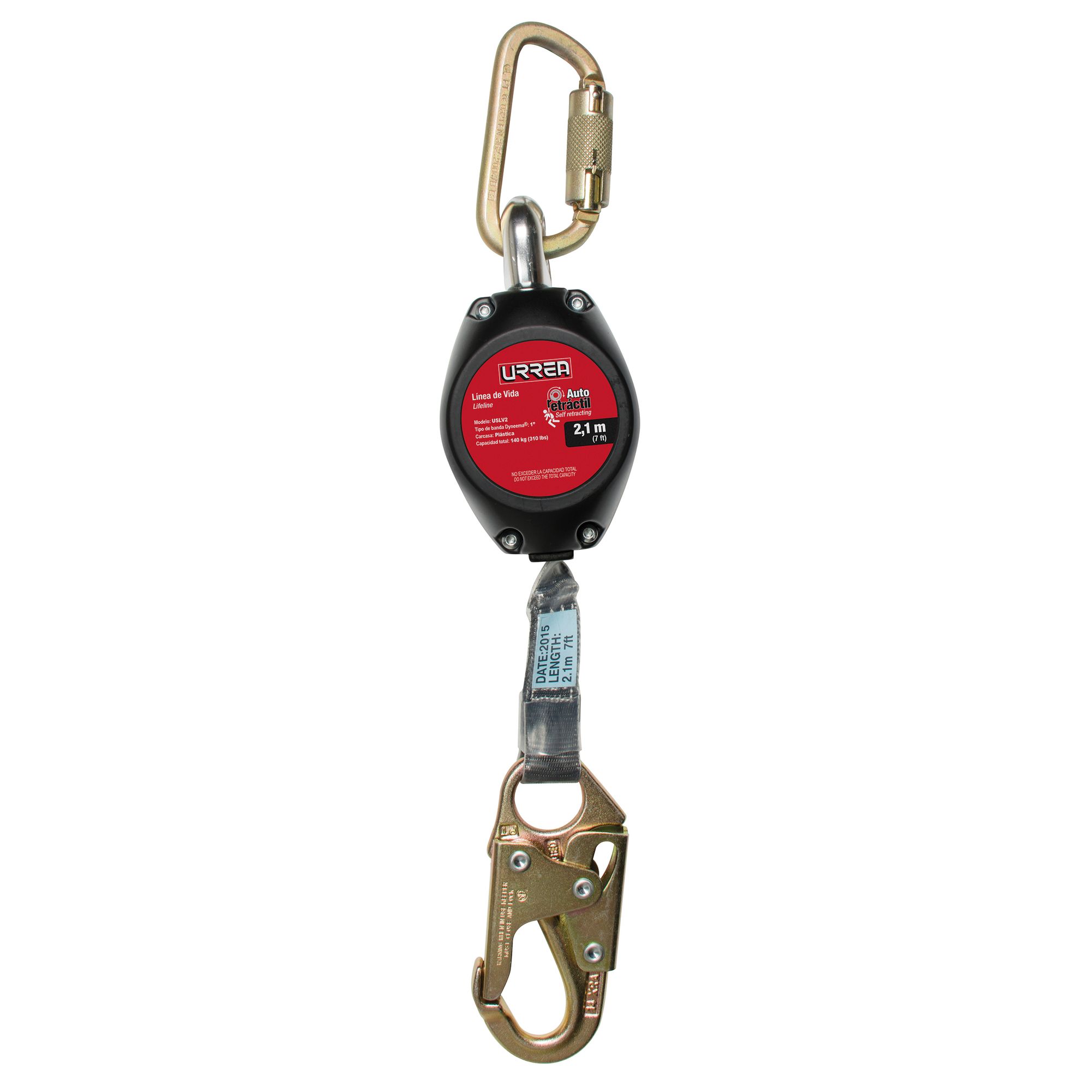 LINEA VIDA AUTO RETRACTIL 7FT URREA URREA USLV2 - Mersol Sureste México